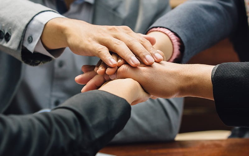 hd wallpaper business concepts business team friendly team business people